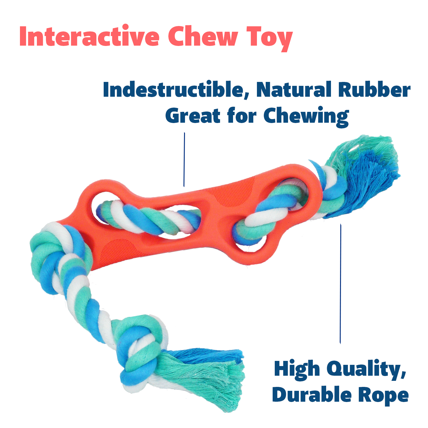 Rubber Dog Chew Toy