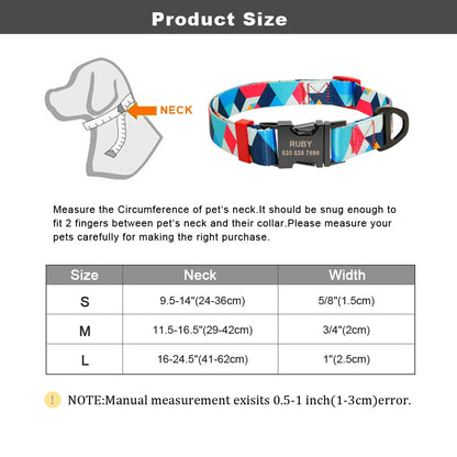 Personalized Pet Dog Collar